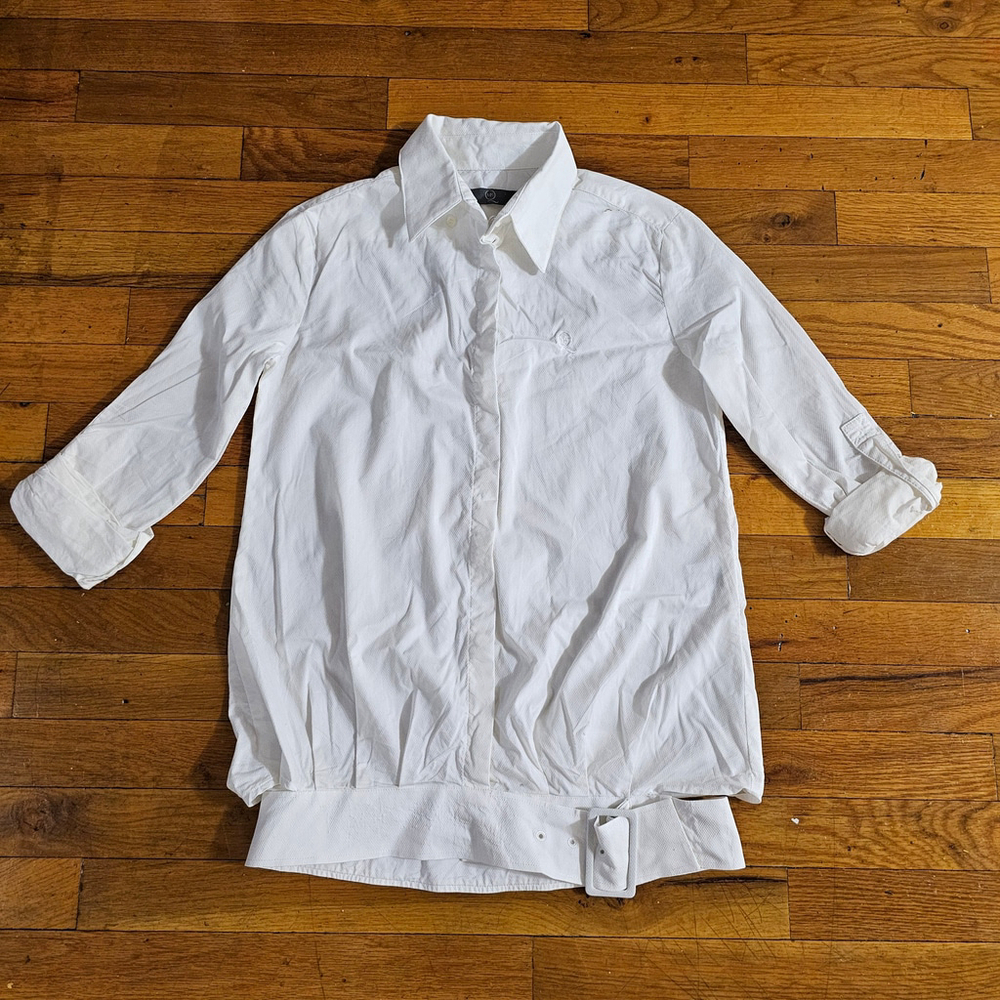 Alexander McQueen White Button Down Shirt Extra Small